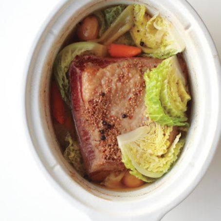 Slow-Cooker St. Patrick's Day Corned Beef and Cabbage