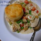 Slow Cooker Chicken & Biscuits