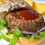 Asian Chicken Burgers with Wasabi Ketchup
