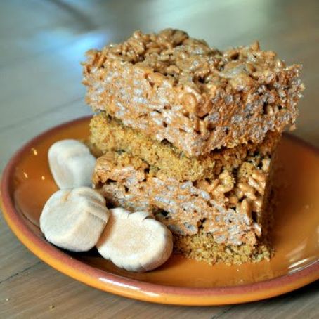 Pumpkin Pie Rice Krispie Treats