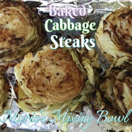 BAKED CABBAGE STEAKS