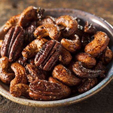 Candied Curried Pecans