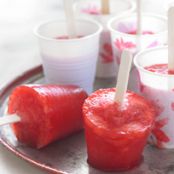 Triple Strawberry No-Drip Pops