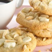 Almond White Chocolate Chunk Cookies