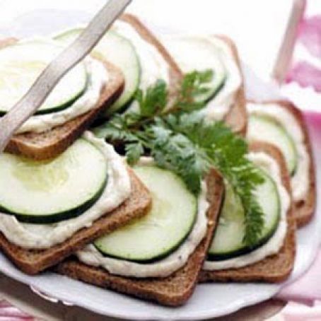 Ranch Cucumber Sandwiches