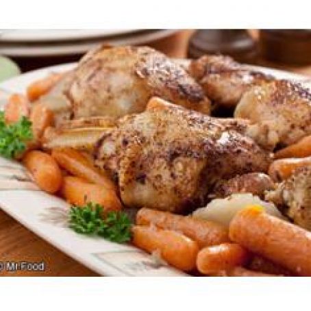 Braised Chicken Thighs Dinner