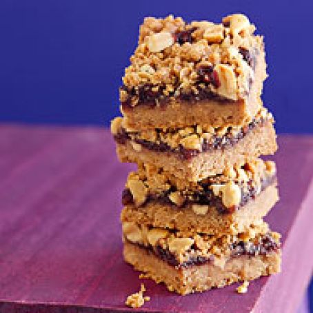 Nutty Peanut Butter & Jelly Squares