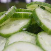Speedy Sweet and Sour Cucumber Pickles