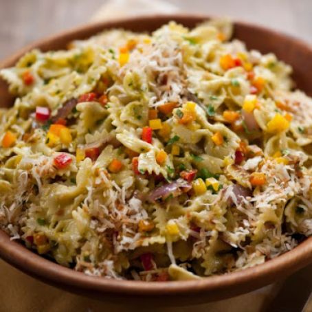 Pasta Salad with Green Onion Dressing
