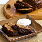 Horseradish Meatloaf with Caramelized Onions