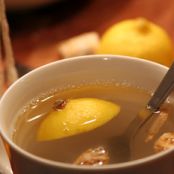 Flu Season Ginger Honey Lemon Tonic