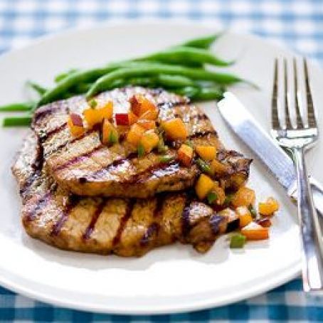 Grilled Pork Cutlets***