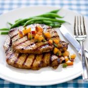 Grilled Pork Cutlets***