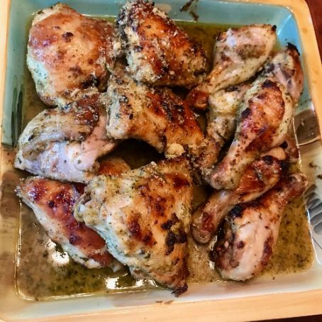 Oaxacan Chicken with Oregano & Garlic