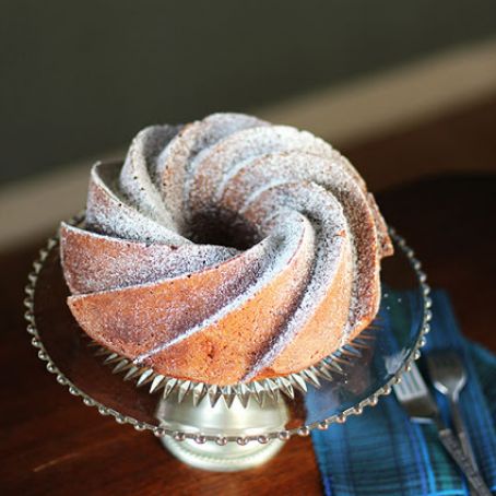 Spiced Bundt Cake with Whiskey-Coffee Glaze