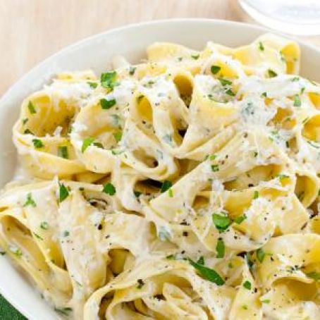 Fettuccine Alfredo light