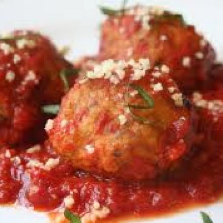 Angelo “Squatty” Coschignano’s Meatballs with Billy’s Sauce