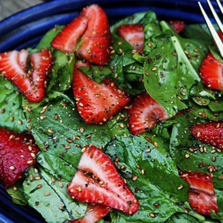 Strawberry Spinach Salad