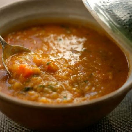 Red Lentil Soup With Lemon