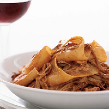 Smoky Pork Pappardelle