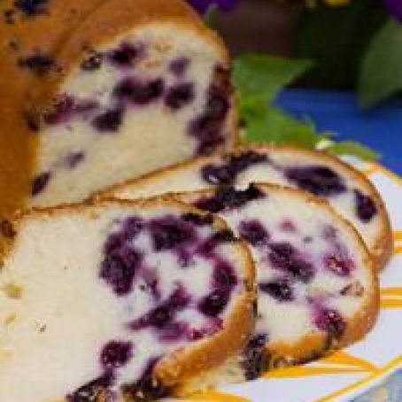 Blueberry Lemon Pound Cake