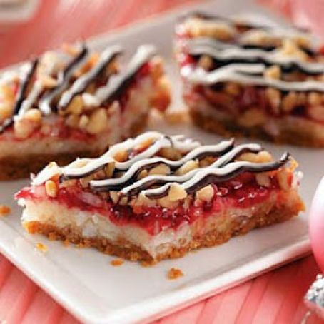 Raspberry Coconut Bars