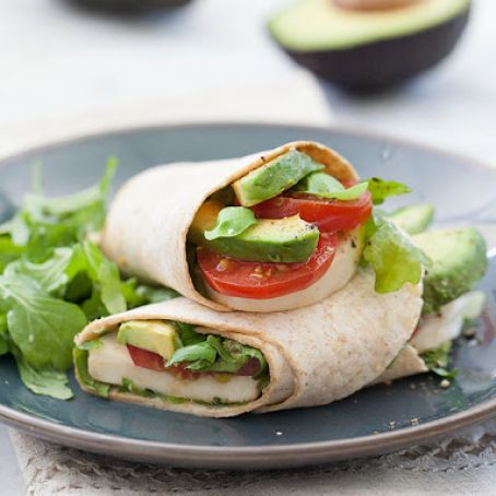 Avocado Caprese Wrap