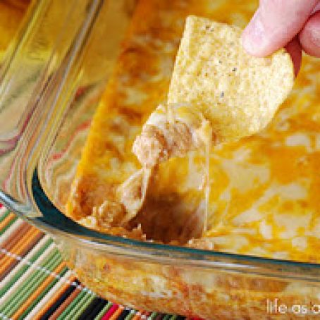 Texas Trash Warm Bean Dip