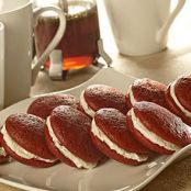 Mini Red Velvet Whoopie Pies