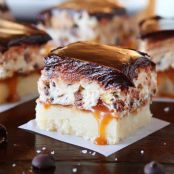 Cookie Dough Billionaire Bars