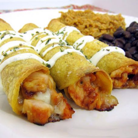 BBQ Chicken Taquitos