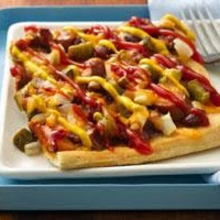 Pizza (Chili Cheese Dog Pizza)