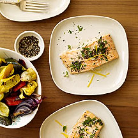 Lemon-Herb Roasted Salmon