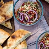 Grilled Eggplant Salad with Walnuts