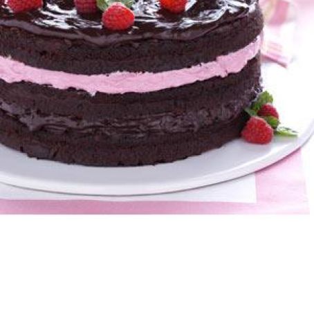Raspberry Fudge Torte