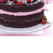 Raspberry Fudge Torte
