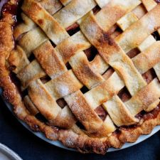 Pear Pie with Red Wine & Rosemary