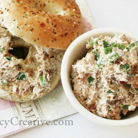 BACON-GREEN ONION CREAM CHEESE SPREAD