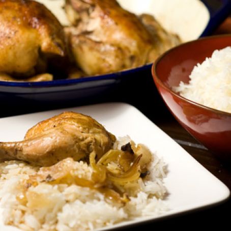 Cornish Game Hens Steamed in Foil