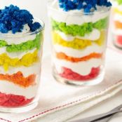 End-of-the-Rainbow Cookie Parfaits