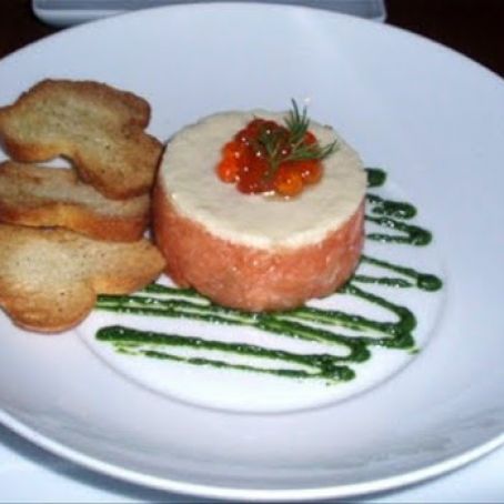 TARTARE DE SALMON Y YOGURT