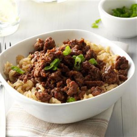 Korean Beef and Rice Recipe