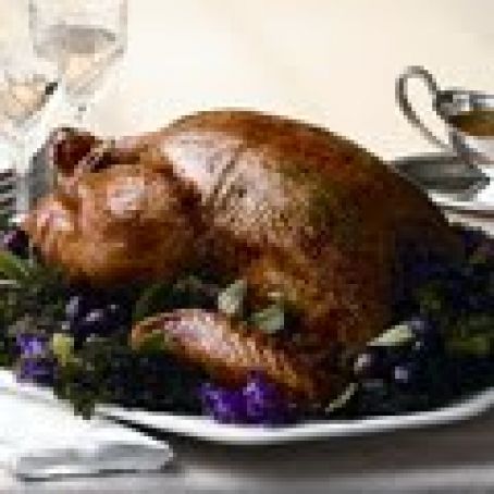 Apple-Shallot Roasted Turkey