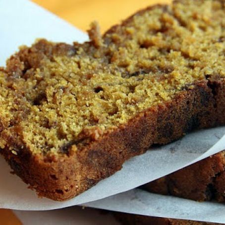 Butterfinger Pumpkin Bread