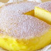 Three-Ingredient Japanese Cheesecake