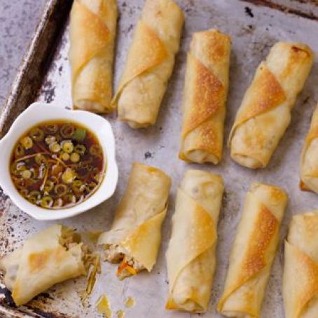Baked Spring Rolls