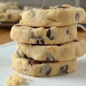 Peanut Butter Chocolate Chip Shortbread Cookies