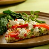 Red Pepper & Goat Cheese Frittata