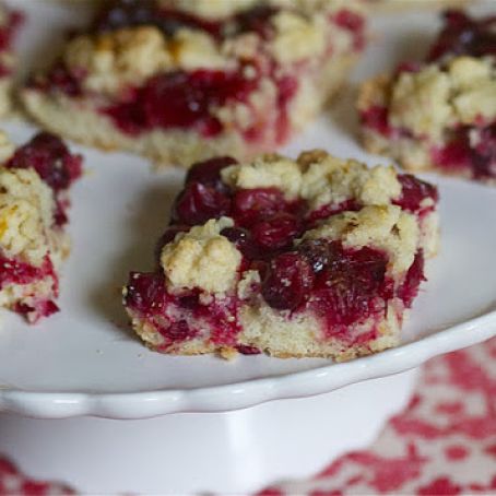 Cranberry Crumb Bars