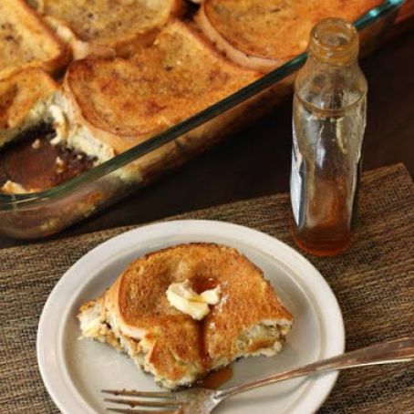 Overnight French Toast with Orange Sauce